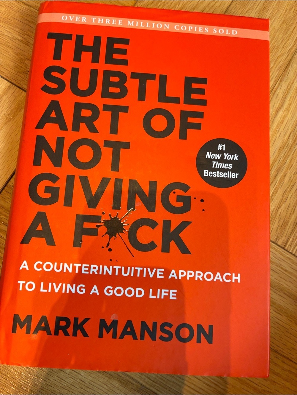 The Subtle Art of Not Giving a F*ck Orange Edition
